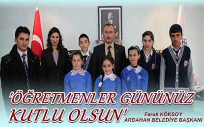 Ardahan Belediye Başkanı Faruk Aksoy’dan Öğretmenler Günü Mesajı
