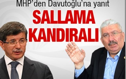 MHP’den Davutoğlu’na Yanıt