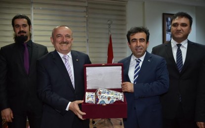 GÜZELOĞLU, Körfez Ticaret Odası Başkanı  Mustafa EFE’yi ziyaret etti