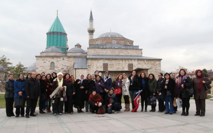 Antalyalı Hanımlar Mevlana’yı Ziyaret Etti