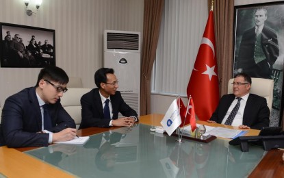 Çin Halk Cumhuriyeti Ankara Büyükelçisi’nden Büyükşehir’e ziyaret