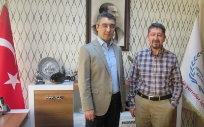 Rıdvan Şükür, Eskişehir İl Gençlik ve Spor Müdürü Hüseyin Aksoy’a Misafir oldu
