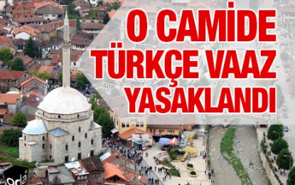 Sinan Paşa Camii’nde Türkçe vaaz yasaklandı