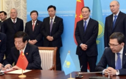 Kazakistan ve Çin arasında 14 milyar dolarlık imza