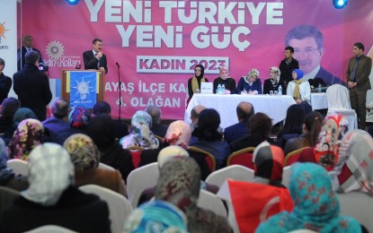 AK Parti Ayaş ve Güdül ilçeleri Kadın Kolları 4.Olağan Kongresi Yapıldı