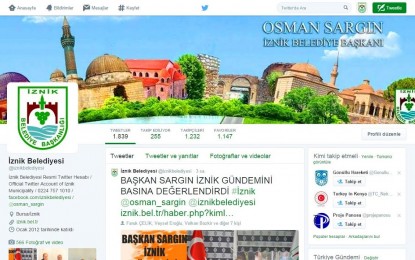 İznik Belediyesi Sosyal Medyada Örnek Teşkil Ediyor