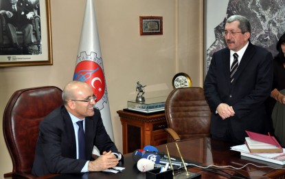 Maliye Bakanı Mehmet Şimşek’ten Başkan Vergili’ye Ziyaret