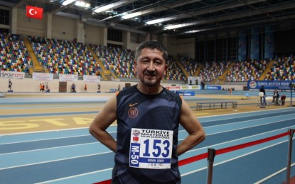 Rıdvan Şükür, Türkiye Masterler Atletizm Salon Şampiyonasına Katıldı