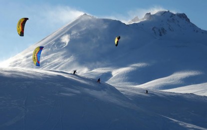 Erciyes’te Snow Kite Heycanı