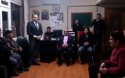 CHP Kocaeli Milletvekili Aday Adayı Tahsin Tarhan, CHP Körfez İlçe Örgütünü Ziyaret Etti