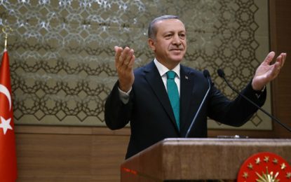 Cumhurbaşkanı Erdoğan, Cumhurbaşkanlığı Sarayı’nda Muhtarlarla Buluştu