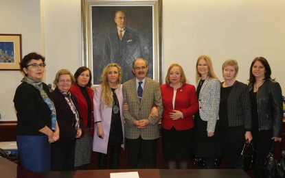 Türk Kadınlar Birliğinden Büyükerşen’e Ziyaret