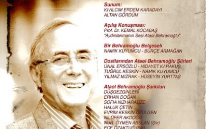 Ataol Behramoğlu’nun 50. sanat yılı İzmir’de kutlanıyor