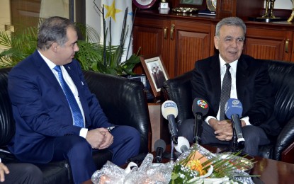AK Parti İl Başkanı, Başkan Aziz Kocaoğlu’nu ziyaret etti