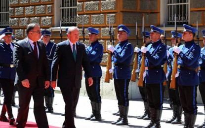 Cumhurbaşkanı Erdoğan Bosna-Hersek Cumhurbaşkanlığı Sarayı’nda