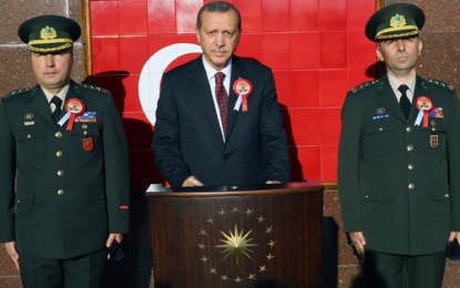 Cumhurbaşkanı Erdoğan, Muhafız Alayı Sancak Devir Teslim Törenine Katıldı