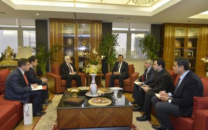 Bülent Tüfenkci Gürcistan Büyükelçisi Iraklı Koplatadze’yi  kabul etti