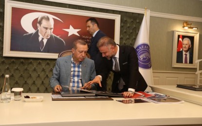 Cumhurbaşkanı Erdoğan’dan Kahraman Kazan’a ziyaret