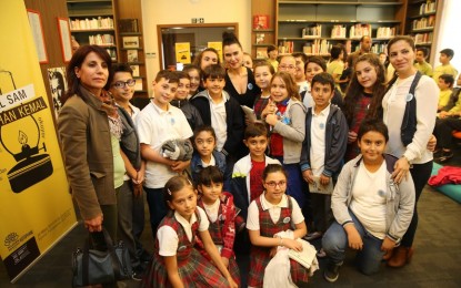 Şevval Sam çocuklara Orhan Kemal  öyküleri  okudu