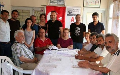 ADD Tarsus Şube başkanı M.Banu Ertoprak  barış temalı açıklama yaptı