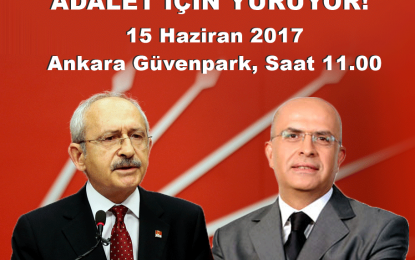 CHP Genel BaşkanI  Kemal Kılıçdaroğlu: “Bugün saat 11.00’de Güvenpark’ta olacağım