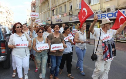 CHP Tarsus İlçe Teşkilatı  Adalet için yürüdü