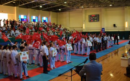 Usta karatecilerden heyecanlı turnuva