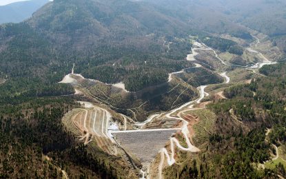 Akçay Barajı yılsonunda su tutmaya hazırlanıyor