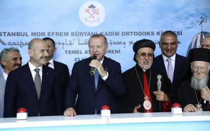 Erdoğan kilisenin temelini attı: Yeni bir zenginlik olarak görüyorum