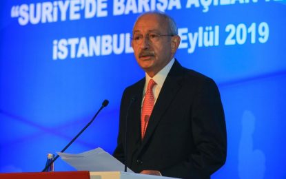 Suriye konferansında konuşan Kılıçdaroğlu: Amacımız akan kanı durdurmak