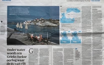 Hollanda gazetesinin başlığı: Su altında kabaran Yunanistan-Türkiye savaşı Avrupa Birliği’ni titretiyor