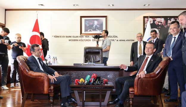 CHP Genel Başkanı Özel’den Başkan Çavuşoğlu’na ziyaret