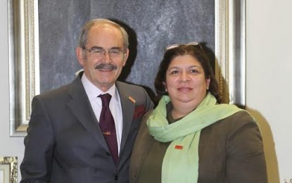 Venezuela Bolivar Cumhuriyeti Başkonsolosundan Büyükerşen’e Ziyaret