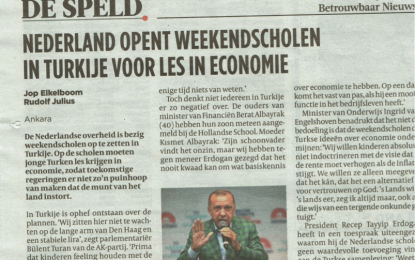 Hollanda gazetesinde düzmece (ironik) haber