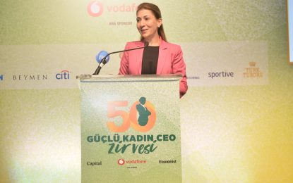 Türkiye’nin En Güçlü 50 Kadın CEO’su Ödüllerini aldı